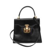 Pre-owned Leather gucci-bags Gucci Vintage , Black , Dames