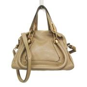 Pre-owned Leather handbags Chloé Pre-owned , Gray , Dames