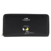 Pre-owned Leather wallets Coach Pre-owned , Black , Dames