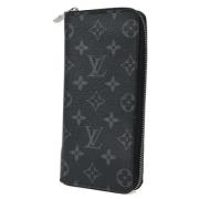 Pre-owned Canvas wallets Louis Vuitton Vintage , Black , Dames