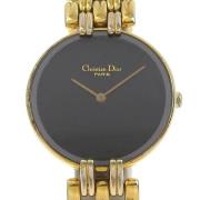 Pre-owned Metal watches Dior Vintage , Black , Dames