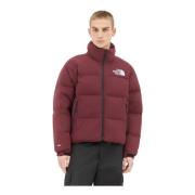 Geborduurde Nuptse Donsjas The North Face , Red , Heren