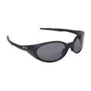 Matte Ovale Zonnebril met Getinte Lenzen Oakley , Black , Unisex