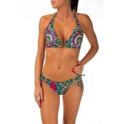 Spiraal Strass Stud Triangle Bikini Miss Bikini , Multicolor , Dames