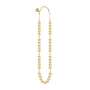 Gouden Ball Chain Ketting Lang Vanessa Baroni , Yellow , Dames