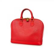 Pre-owned Fabric handbags Louis Vuitton Vintage , Red , Dames