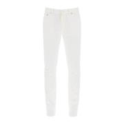 Klassieke Denim Jeans voor Mannen Ermenegildo Zegna , White , Heren