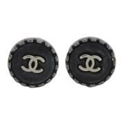 Pre-owned Metal chanel-jewelry Chanel Vintage , Black , Dames