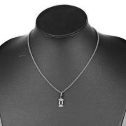 Pre-owned Metal necklaces Cartier Vintage , Gray , Dames