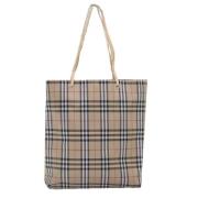 Pre-owned Nylon handbags Burberry Vintage , Beige , Dames