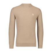 Beige Trui Hugo Boss , Beige , Heren