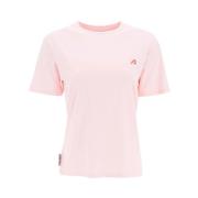 Ronde hals T-shirt Autry , Pink , Dames