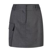 Pinstripe Rok Pascale Model Aaiko , Gray , Dames