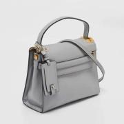 Pre-owned Leather handbags Valentino Vintage , Gray , Dames