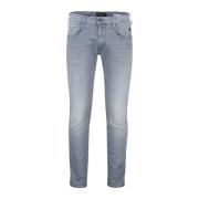 Grijze Denim Jeans Replay , Gray , Heren