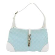 Pre-owned Canvas gucci-bags Gucci Vintage , Blue , Dames