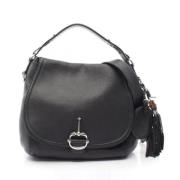 Pre-owned Leather gucci-bags Gucci Vintage , Black , Dames