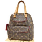 Pre-owned Canvas handbags Louis Vuitton Vintage , Brown , Dames