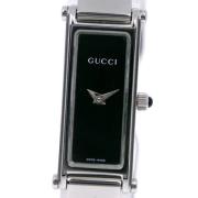 Pre-owned Metal watches Gucci Vintage , Black , Dames