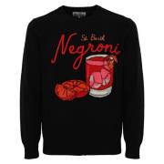 Zwarte Sweater Maglione MC2 Saint Barth , Black , Heren