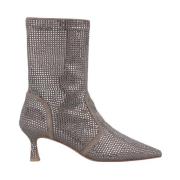 Kitten heel bootie Alma EN Pena , Gray , Dames