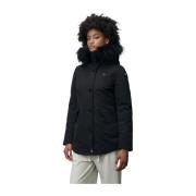 Gewatteerde Parka Irma met Bont Capuchon Blauer , Black , Dames