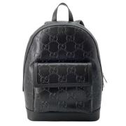 Pre-owned Leather gucci-bags Gucci Vintage , Black , Dames