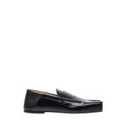 Vierkante Neus Leren Loafers Jacquemus , Black , Heren