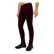 Bordeaux corduroy broek Ralph Lauren , Red , Heren