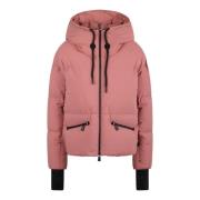 Allesaz Korte Donsjas met Capuchon Moncler , Pink , Dames