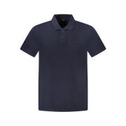 Blauw Katoenen Poloshirt Hugo Boss , Blue , Heren