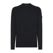 Mannen Itokawa Crewneck Sweater Peuterey , Blue , Heren