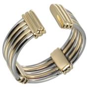 Pre-owned Metal rings Cartier Vintage , Yellow , Dames