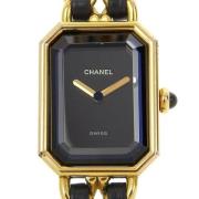 Pre-owned Metal watches Chanel Vintage , Black , Dames