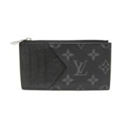 Pre-owned Canvas wallets Louis Vuitton Vintage , Black , Dames