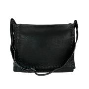 Pre-owned Leather crossbody-bags Bottega Veneta Vintage , Black , Dame...