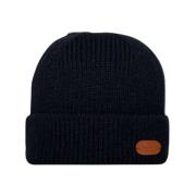 Donkerblauwe Beanie met Logo Cabaia , Blue , Unisex