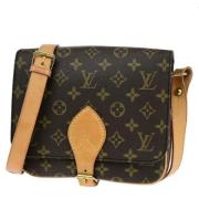 Pre-owned Canvas shoulder-bags Louis Vuitton Vintage , Brown , Dames