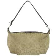 Pre-owned Canvas handbags Salvatore Ferragamo Pre-owned , Beige , Dame...