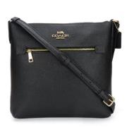 Pre-owned Leather shoulder-bags Coach Pre-owned , Black , Dames