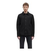 Scandinavische Stijl Shirt Samsøe Samsøe , Black , Heren