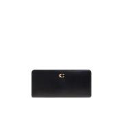 Leren portemonnee Coach , Black , Dames