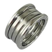 Pre-owned White Gold rings Bvlgari Vintage , Gray , Dames