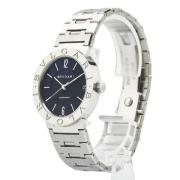 Pre-owned Stainless Steel watches Bvlgari Vintage , Black , Dames