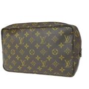 Pre-owned Canvas clutches Louis Vuitton Vintage , Brown , Dames