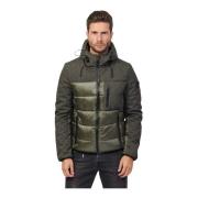 Gewatteerde groene jas met softshell inzetstukken YES ZEE , Green , He...