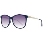 Blauwe Dames Zonnebril Ronde Verlooplens Ted Baker , Blue , Dames