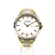 Pre-owned Metal watches Coach Pre-owned , White , Dames