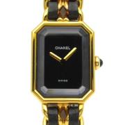 Pre-owned Metal watches Chanel Vintage , Black , Dames