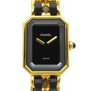 Pre-owned Metal watches Chanel Vintage , Black , Dames